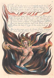 Amerika. Eine Prophezeiung, Platte 12, So weinte die Engelsstimme...